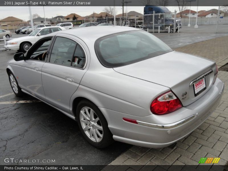 Platinum Silver / Charcoal 2001 Jaguar S-Type 4.0