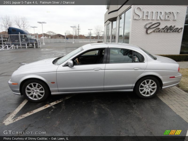 Platinum Silver / Charcoal 2001 Jaguar S-Type 4.0