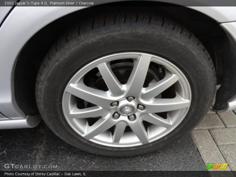 Platinum Silver / Charcoal 2001 Jaguar S-Type 4.0