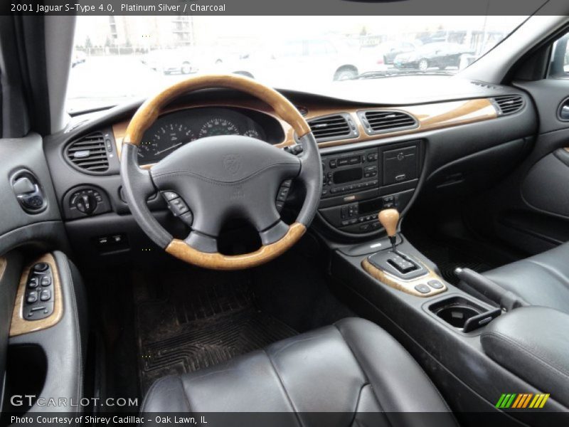 Platinum Silver / Charcoal 2001 Jaguar S-Type 4.0