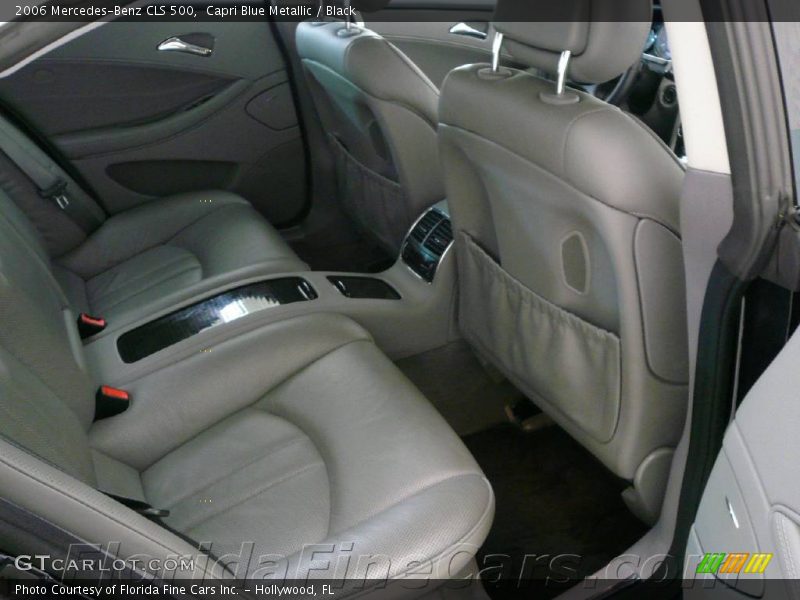 Capri Blue Metallic / Black 2006 Mercedes-Benz CLS 500
