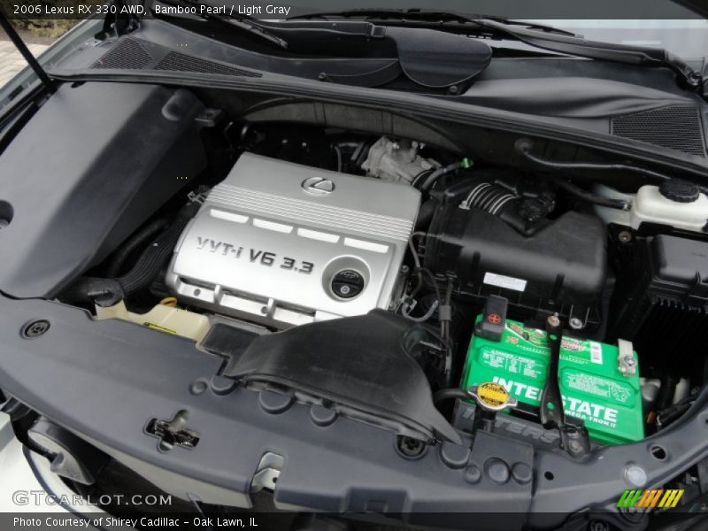 Bamboo Pearl / Light Gray 2006 Lexus RX 330 AWD