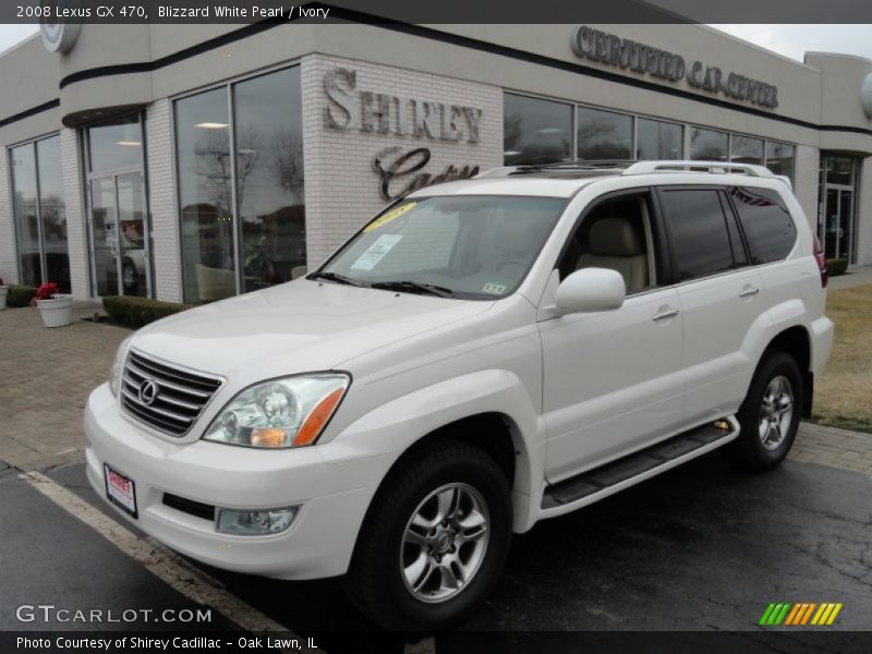 Blizzard White Pearl / Ivory 2008 Lexus GX 470