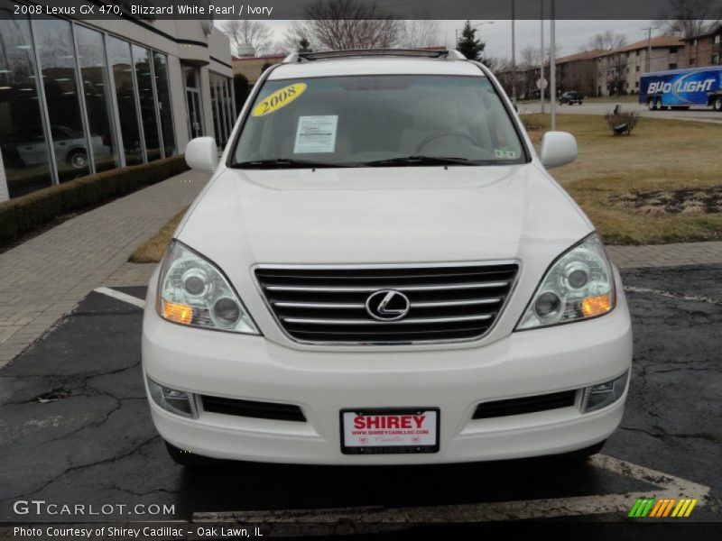 Blizzard White Pearl / Ivory 2008 Lexus GX 470