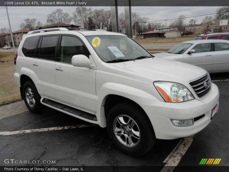 Blizzard White Pearl / Ivory 2008 Lexus GX 470