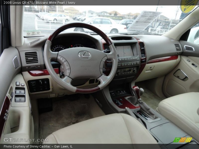 Blizzard White Pearl / Ivory 2008 Lexus GX 470