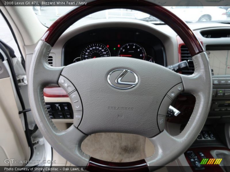 Blizzard White Pearl / Ivory 2008 Lexus GX 470