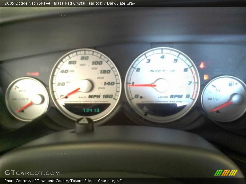 Blaze Red Crystal Pearlcoat / Dark Slate Gray 2005 Dodge Neon SRT-4