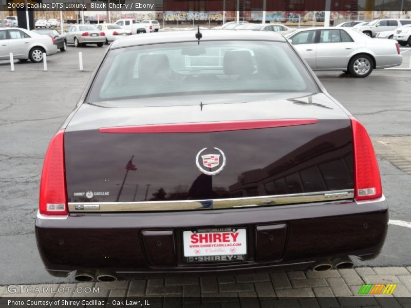 Black Cherry / Ebony 2008 Cadillac DTS Luxury