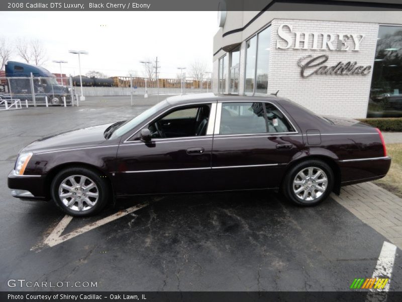 Black Cherry / Ebony 2008 Cadillac DTS Luxury