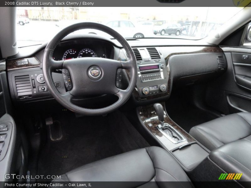 Black Cherry / Ebony 2008 Cadillac DTS Luxury