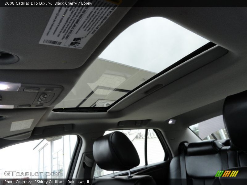 Black Cherry / Ebony 2008 Cadillac DTS Luxury