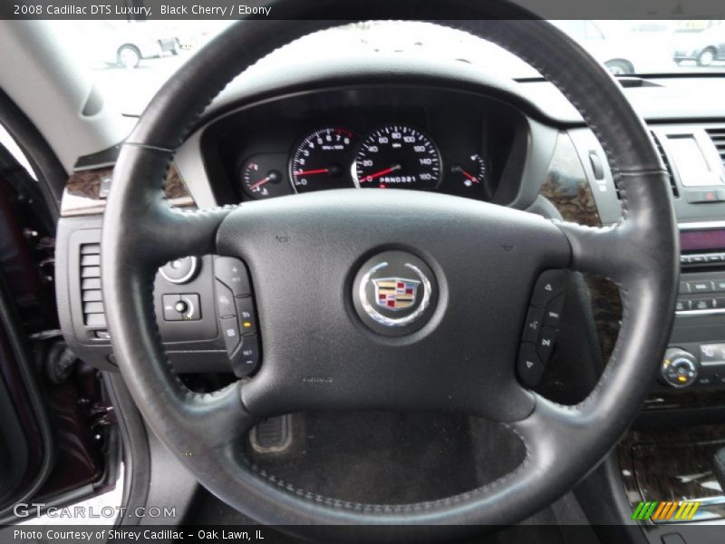 Black Cherry / Ebony 2008 Cadillac DTS Luxury