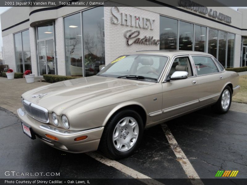 Topaz Metallic / Oatmeal 2001 Jaguar XJ Vanden Plas
