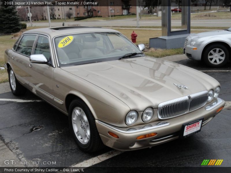 Topaz Metallic / Oatmeal 2001 Jaguar XJ Vanden Plas