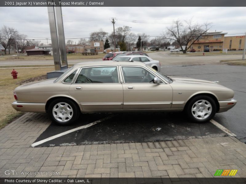 Topaz Metallic / Oatmeal 2001 Jaguar XJ Vanden Plas