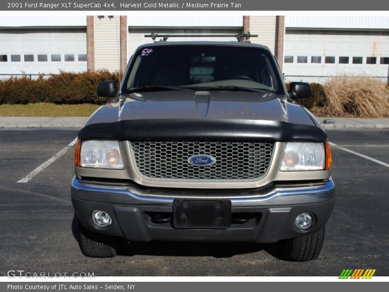 Harvest Gold Metallic / Medium Prairie Tan 2001 Ford Ranger XLT SuperCab 4x4