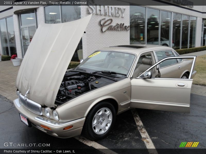 Topaz Metallic / Oatmeal 2001 Jaguar XJ Vanden Plas