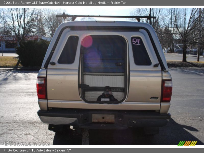Harvest Gold Metallic / Medium Prairie Tan 2001 Ford Ranger XLT SuperCab 4x4