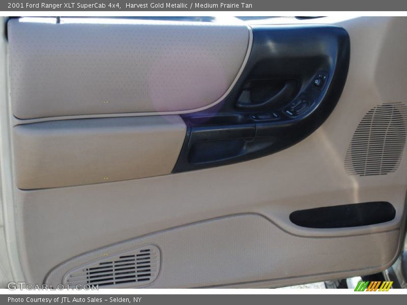 Harvest Gold Metallic / Medium Prairie Tan 2001 Ford Ranger XLT SuperCab 4x4