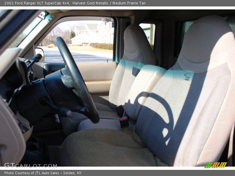 Harvest Gold Metallic / Medium Prairie Tan 2001 Ford Ranger XLT SuperCab 4x4