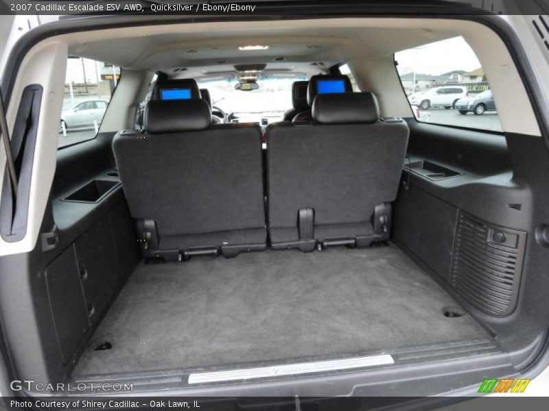 Quicksilver / Ebony/Ebony 2007 Cadillac Escalade ESV AWD