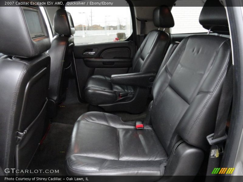 Quicksilver / Ebony/Ebony 2007 Cadillac Escalade ESV AWD