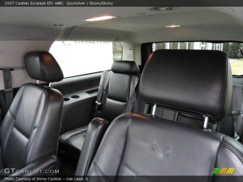 Quicksilver / Ebony/Ebony 2007 Cadillac Escalade ESV AWD