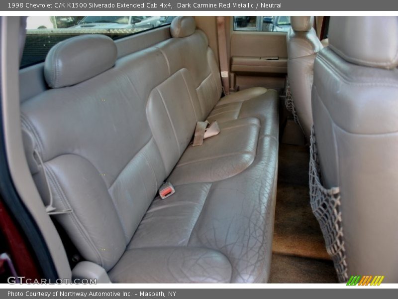 Rear Seat of 1998 C/K K1500 Silverado Extended Cab 4x4