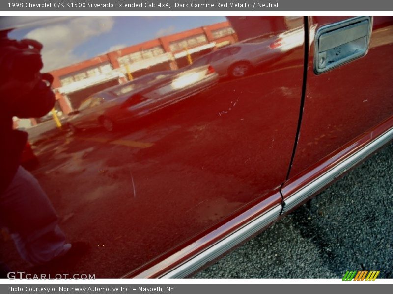 Dark Carmine Red Metallic / Neutral 1998 Chevrolet C/K K1500 Silverado Extended Cab 4x4