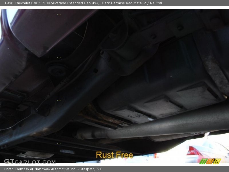 Dark Carmine Red Metallic / Neutral 1998 Chevrolet C/K K1500 Silverado Extended Cab 4x4
