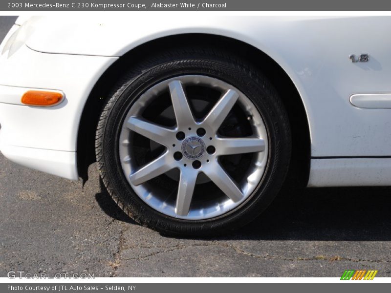 Alabaster White / Charcoal 2003 Mercedes-Benz C 230 Kompressor Coupe