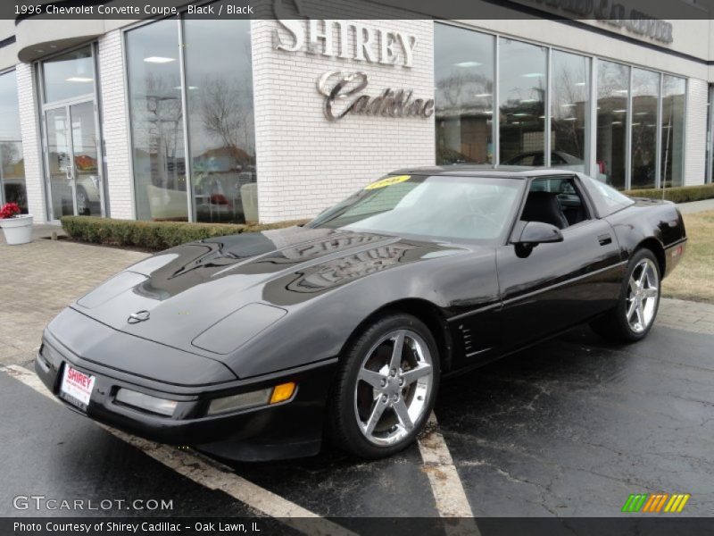 Black / Black 1996 Chevrolet Corvette Coupe