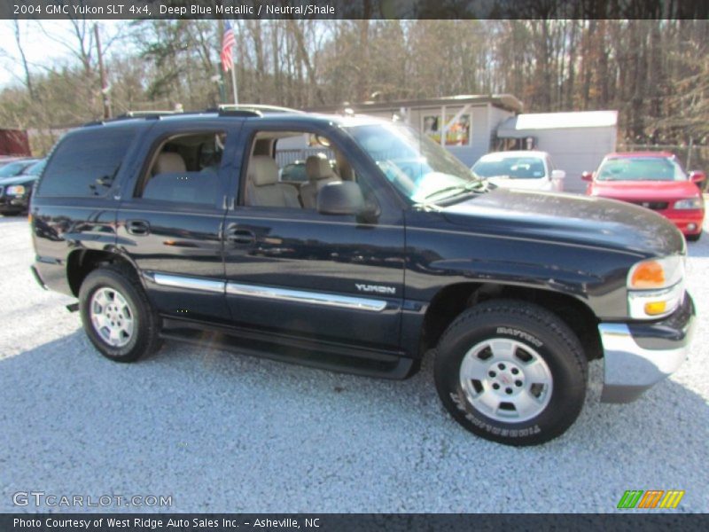 Deep Blue Metallic / Neutral/Shale 2004 GMC Yukon SLT 4x4