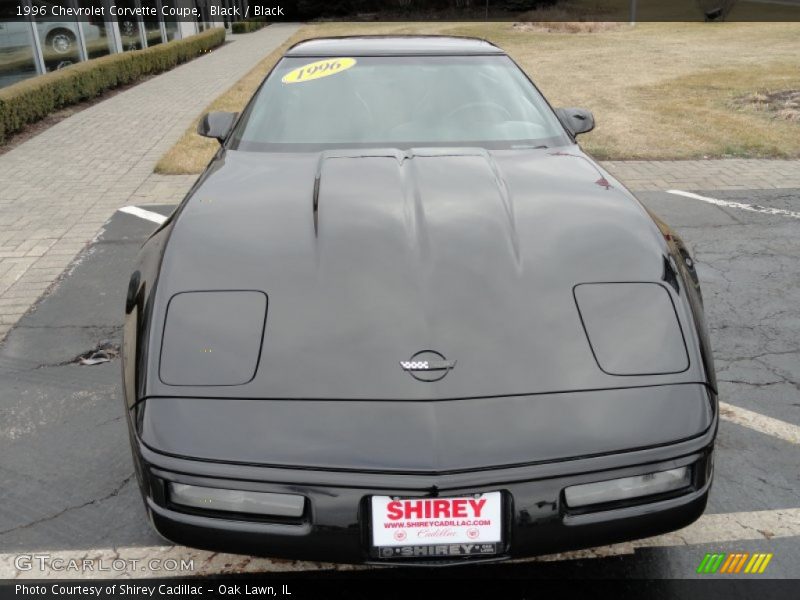 Black / Black 1996 Chevrolet Corvette Coupe