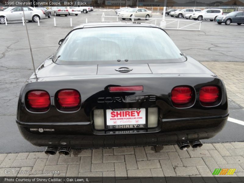 Black / Black 1996 Chevrolet Corvette Coupe