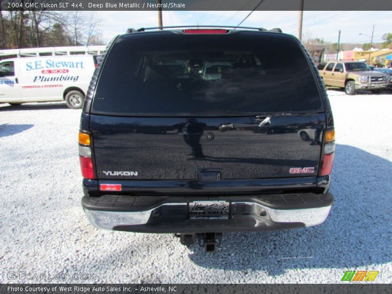 Deep Blue Metallic / Neutral/Shale 2004 GMC Yukon SLT 4x4