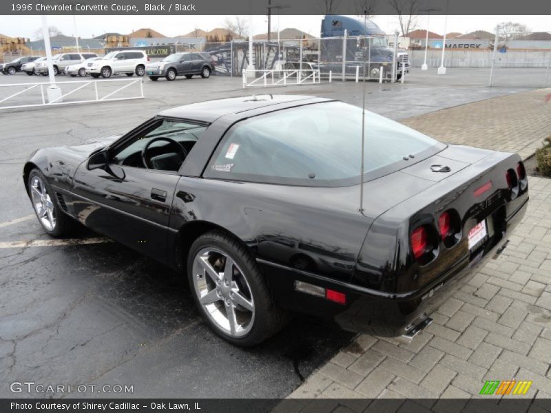 Black / Black 1996 Chevrolet Corvette Coupe