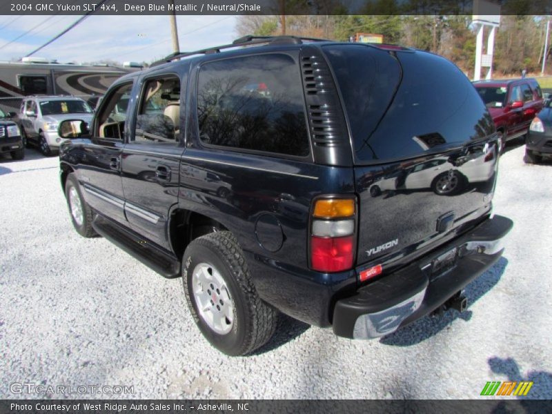 Deep Blue Metallic / Neutral/Shale 2004 GMC Yukon SLT 4x4