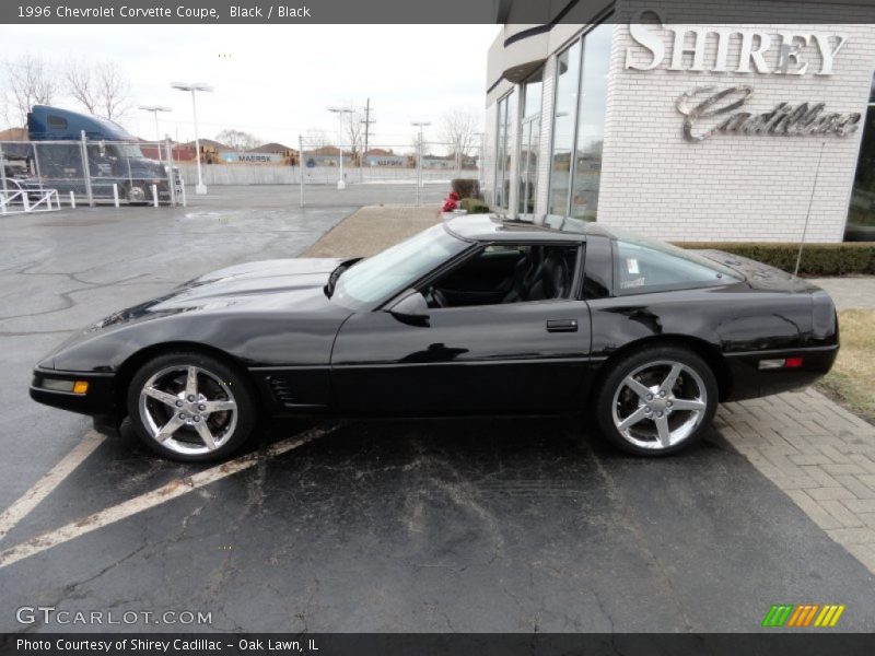 Black / Black 1996 Chevrolet Corvette Coupe