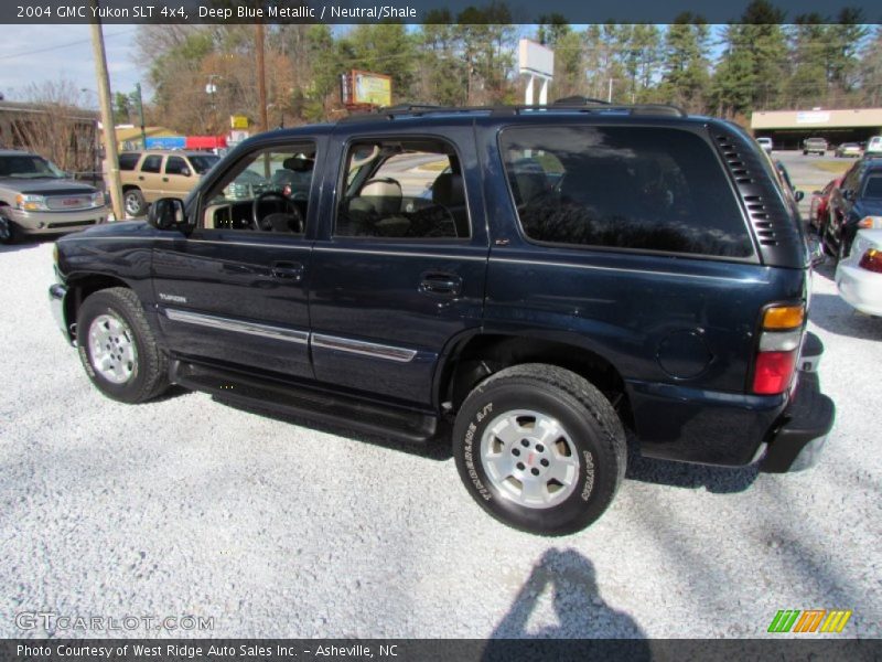 Deep Blue Metallic / Neutral/Shale 2004 GMC Yukon SLT 4x4
