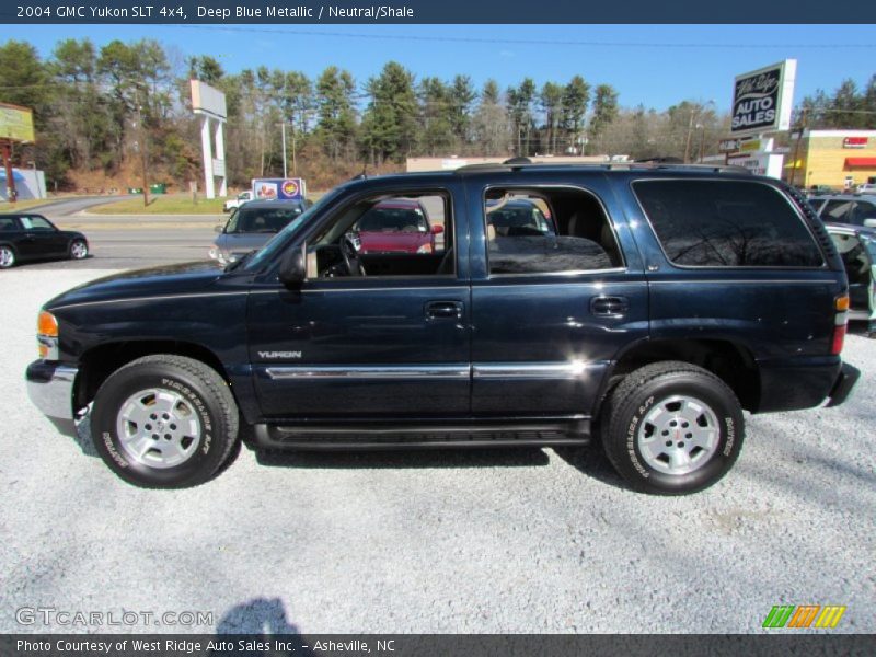 Deep Blue Metallic / Neutral/Shale 2004 GMC Yukon SLT 4x4