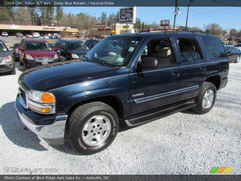 Deep Blue Metallic / Neutral/Shale 2004 GMC Yukon SLT 4x4