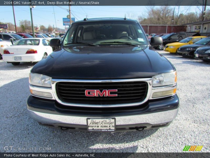 Deep Blue Metallic / Neutral/Shale 2004 GMC Yukon SLT 4x4