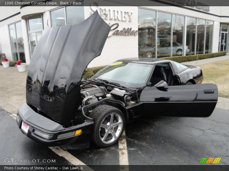 Black / Black 1996 Chevrolet Corvette Coupe