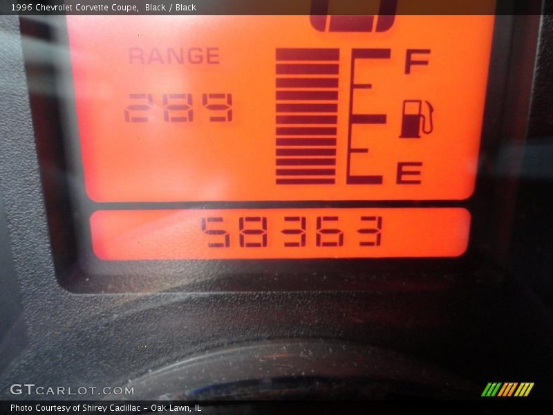 Black / Black 1996 Chevrolet Corvette Coupe