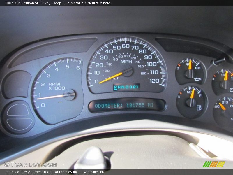 Deep Blue Metallic / Neutral/Shale 2004 GMC Yukon SLT 4x4