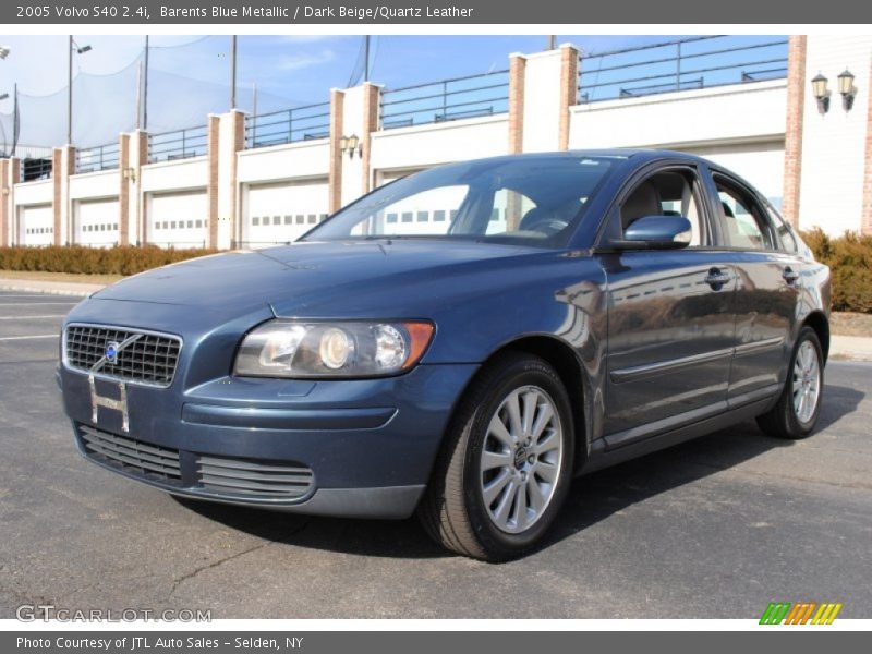 Barents Blue Metallic / Dark Beige/Quartz Leather 2005 Volvo S40 2.4i