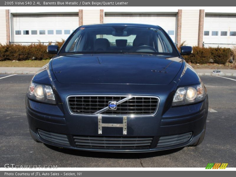 Barents Blue Metallic / Dark Beige/Quartz Leather 2005 Volvo S40 2.4i