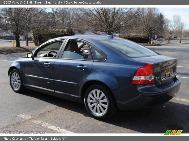 Barents Blue Metallic / Dark Beige/Quartz Leather 2005 Volvo S40 2.4i